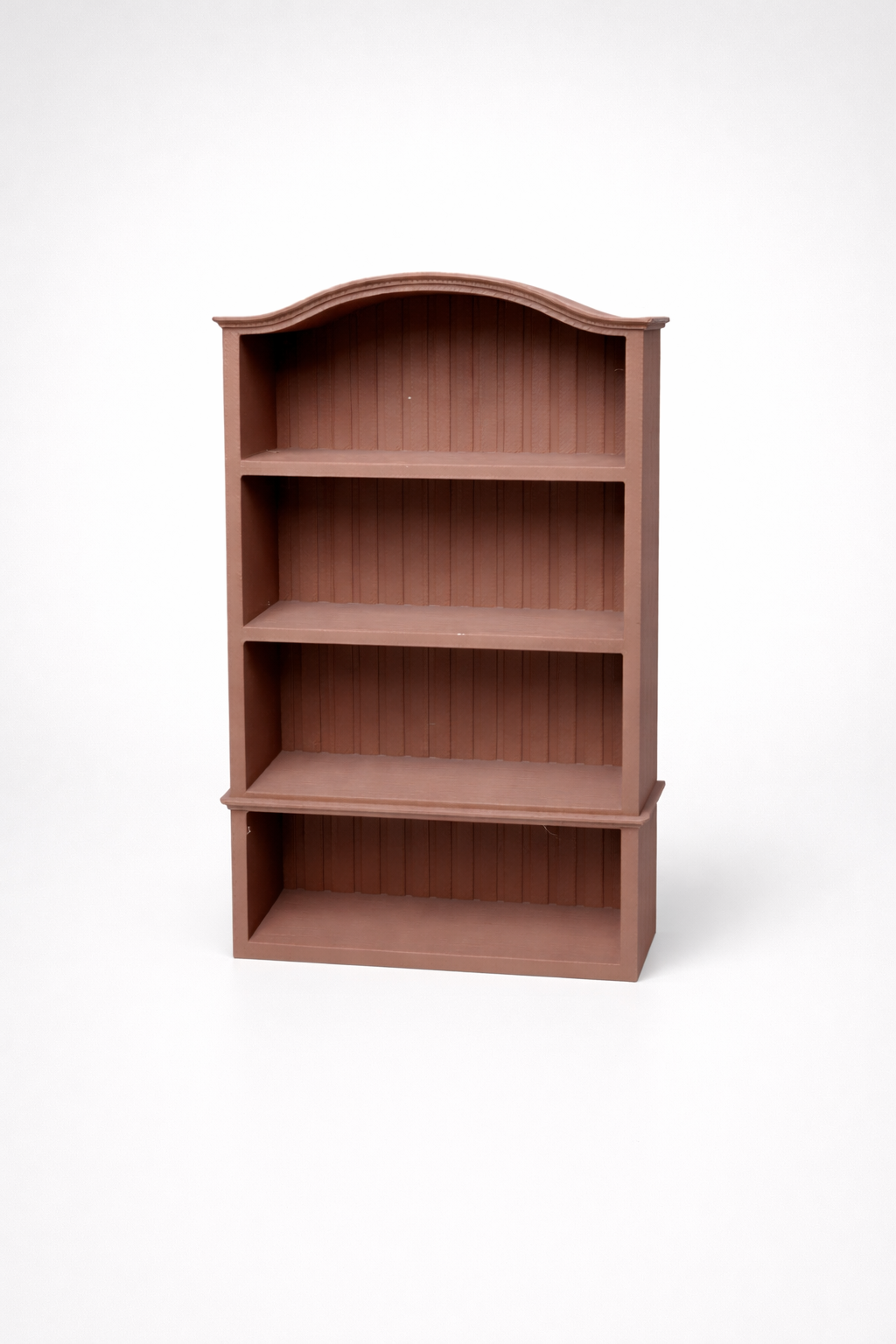 Miniature Arched Beadboard Bookshelf
