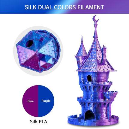 Silk Dual-Color PLA Filament