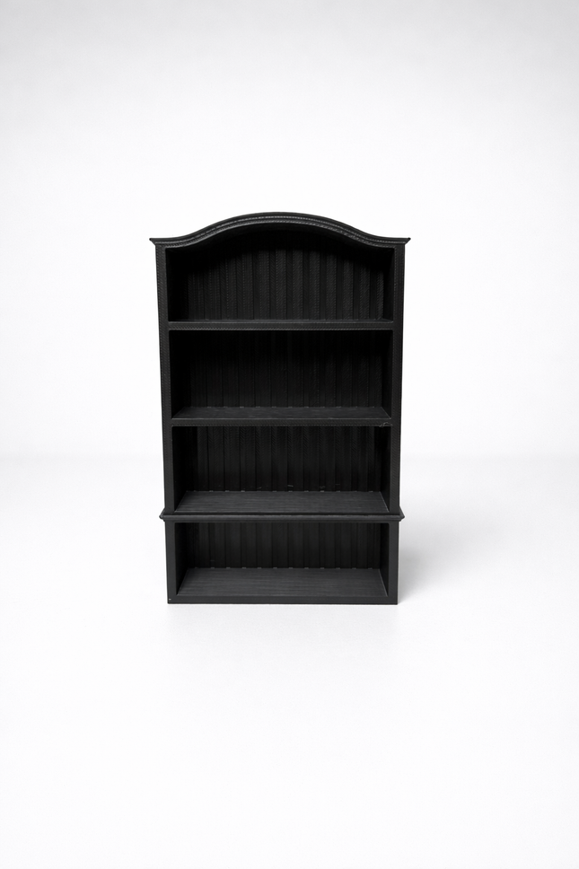 Miniature Arched Beadboard Bookshelf