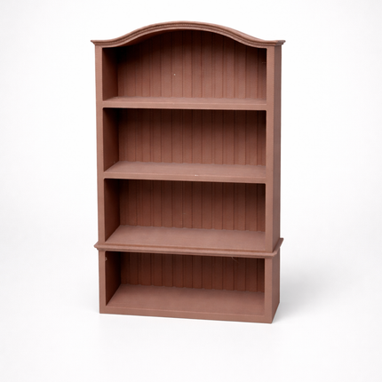 Miniature Arched Beadboard Bookshelf