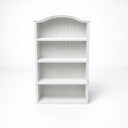Miniature Arched Beadboard Bookshelf