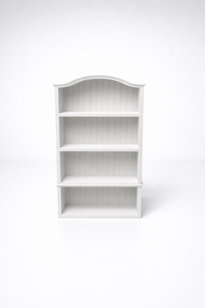 Miniature Arched Beadboard Bookshelf