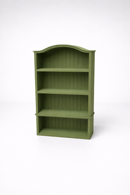Miniature Arched Beadboard Bookshelf