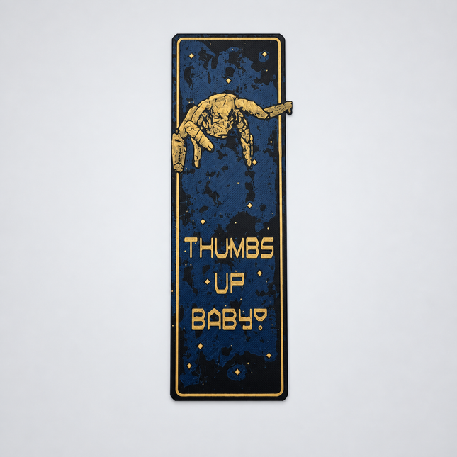 Cosmic Approval – Sci-Fi Bookmark