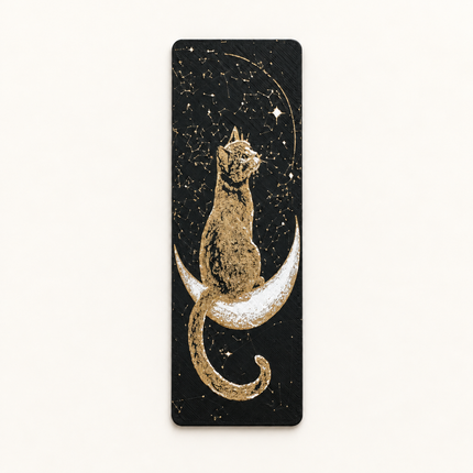 Cosmic Familiar – Celestial Cat Bookmark