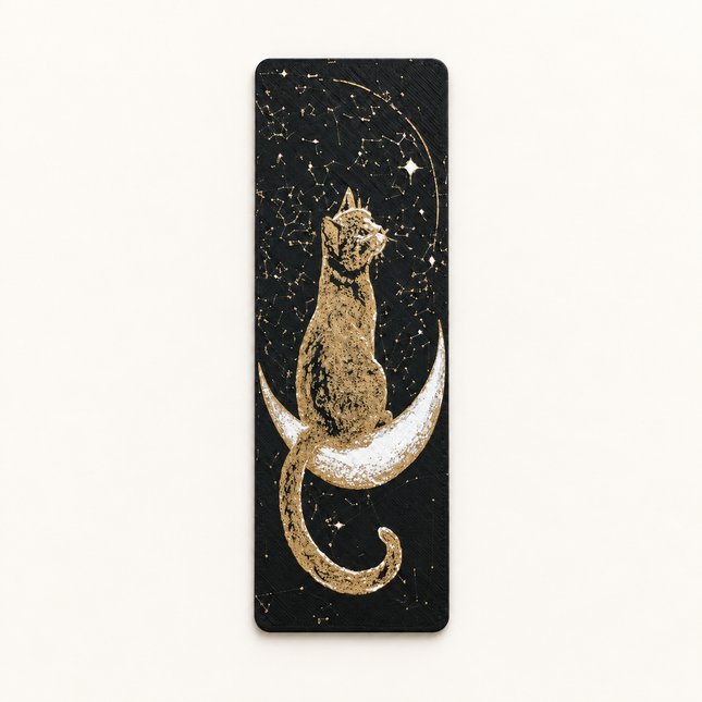 Cosmic Familiar – Celestial Cat Bookmark