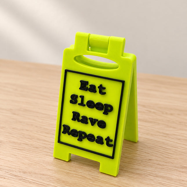 Eat Sleep Rave Repeat - Yellow