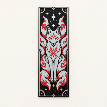 Ember Spirit – Red Kitsune Bookmark