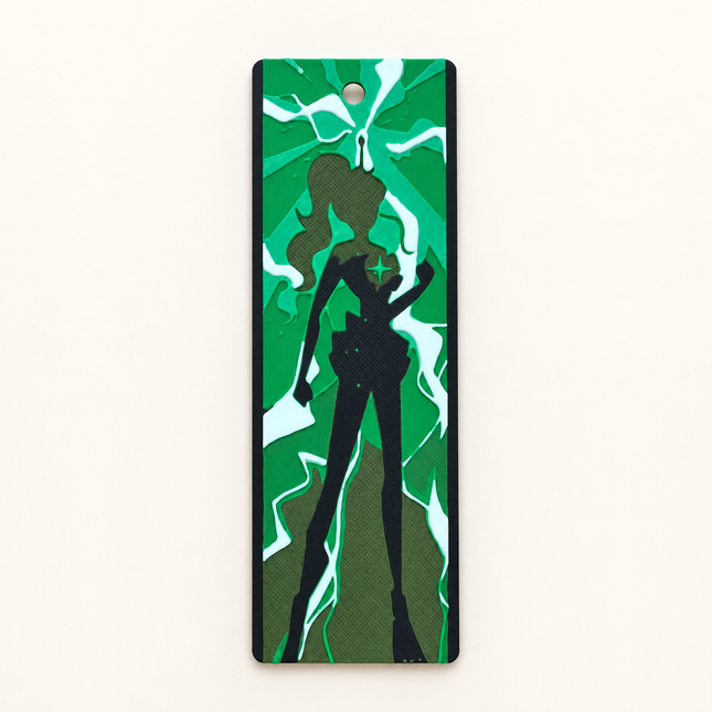 Emerald Thunder – Celestial Guardian Bookmark