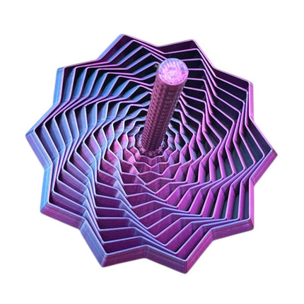 3D Printed Expanding Fidget Star - Sensory Fidget with Handle