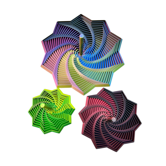 3D Printed Expanding Fidget Star - Sensory Fidget with Handle