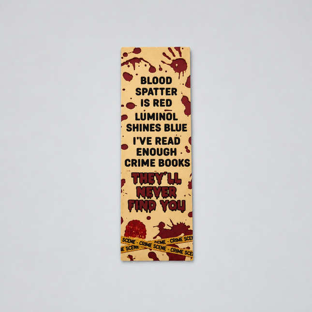 Forensic & Fabulous – Crime Reader Bookmark