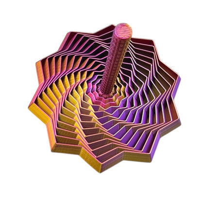 3D Printed Expanding Fidget Star - Sensory Fidget with Handle