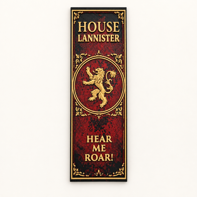 Golden Lion — Fantasy House Bookmark