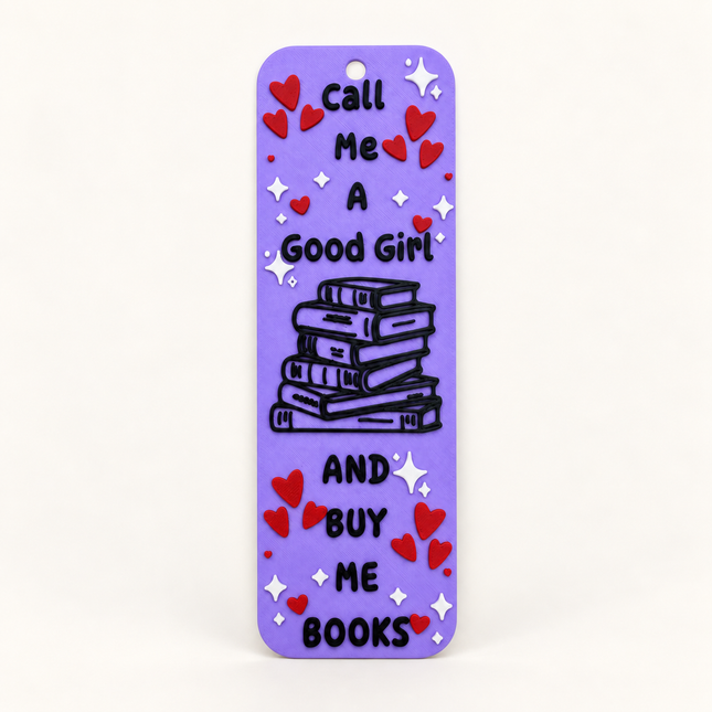 Good Girls Get Books – Bookish Humor Bookmark