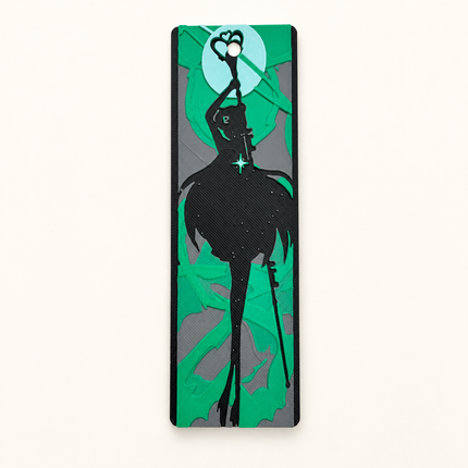Isolated bookmark on warm studio backdrop-6