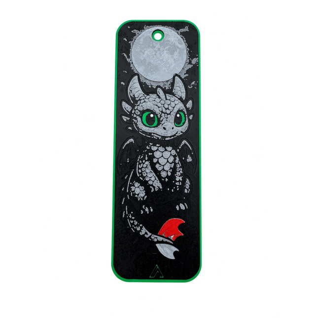 Moonlit Fury — Black Dragon Bookmark