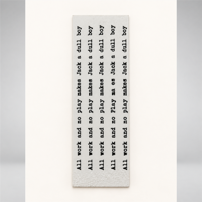 No Play — Horror Icon Bookmark shown on a neutral background