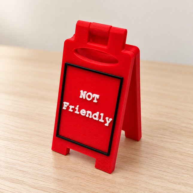 Not Friendly - Red
