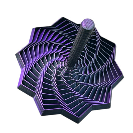 3D Printed Expanding Fidget Star - Sensory Fidget with Handle