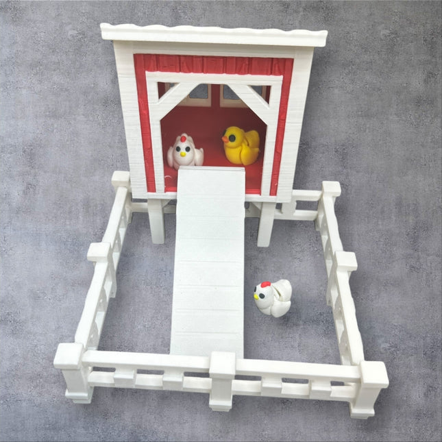 Mini Chicken Coop Farm Habitat