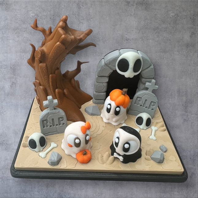 Mini Spooky Ghost Camp Habitat