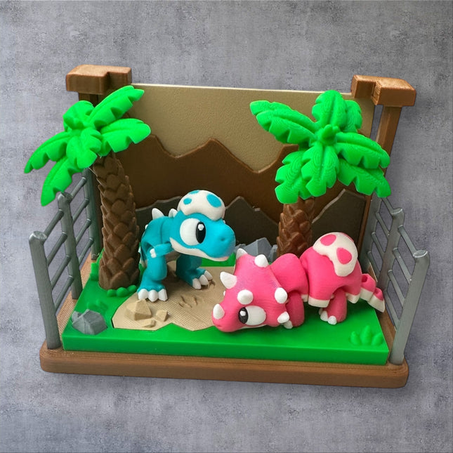 Mini Dino Farm Camp Jurasic Habitat