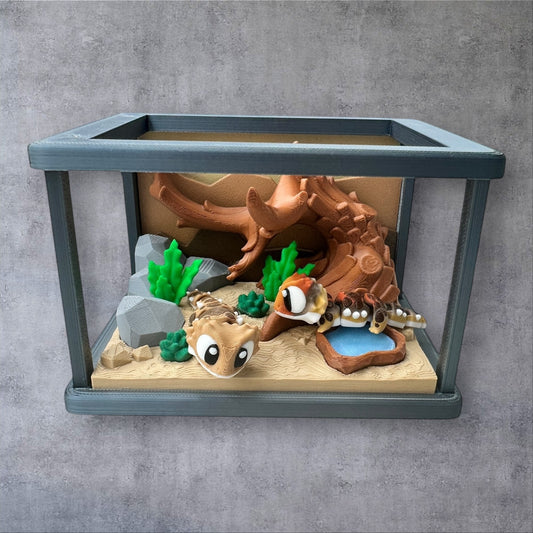 Mini Bearded Dragon Reptile Enclosure Habitat