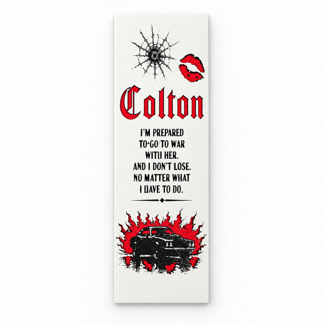 Ready for War – Colton Bookmark