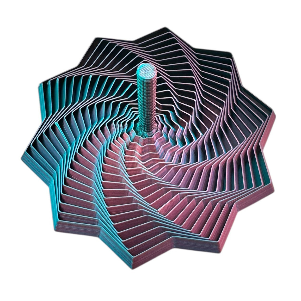 3D Printed Expanding Fidget Star - Sensory Fidget with Handle