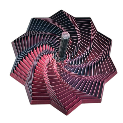 3D Printed Expanding Fidget Star - Sensory Fidget with Handle