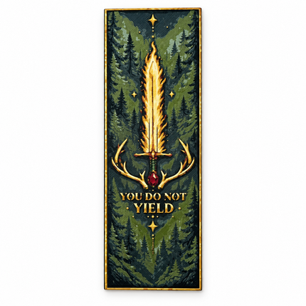 You Do Not Yield – Fantasy Bookmark