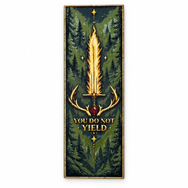 You Do Not Yield – Fantasy Bookmark