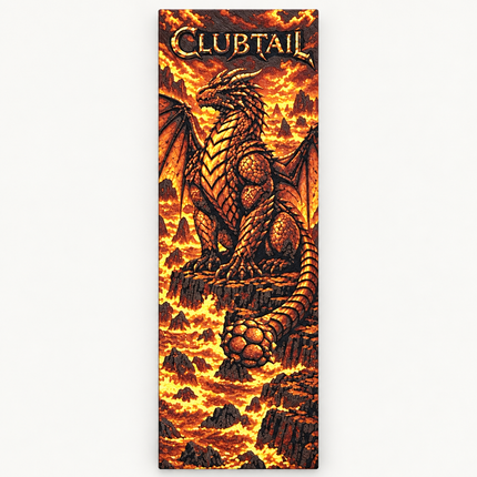 clubtail orange bookmark