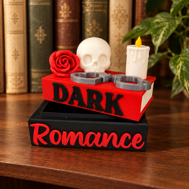 Dark Romance Book Box — Oleon3D bookish shelf decor