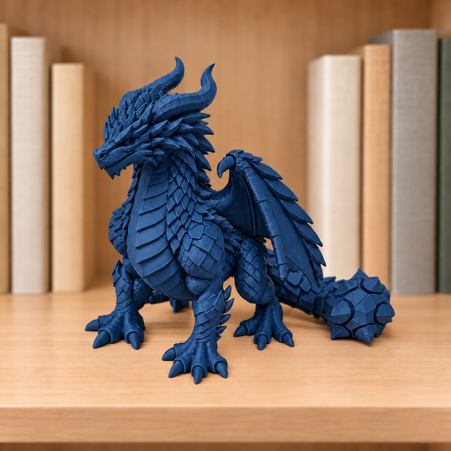 clubtail blue Dragon Type Statue