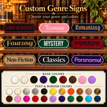 Custom Genre Sign- Freestanding