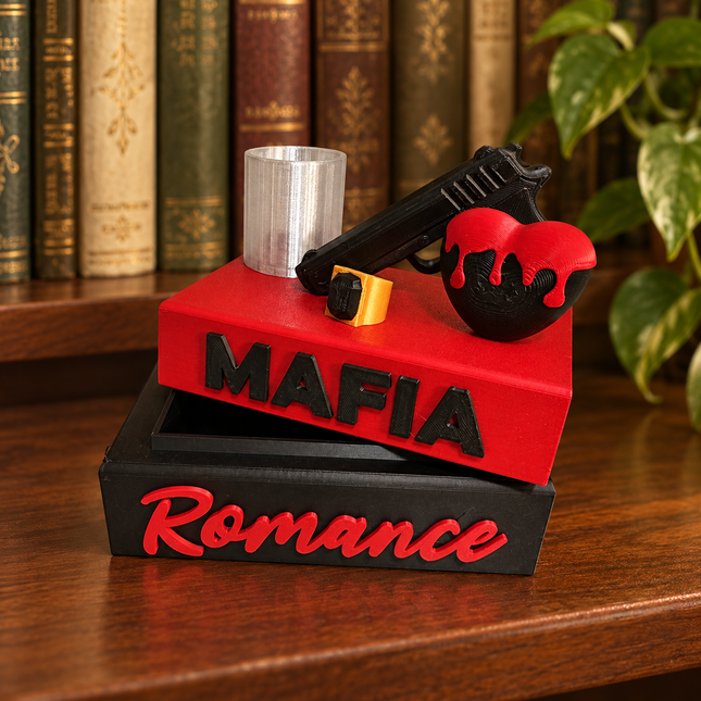 Mafia Romance Book Box — Oleon3D bookish shelf decor