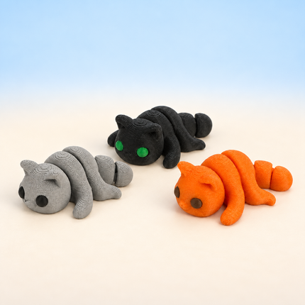 Micro Cat miniatures displayed together; group photo showing the available options.