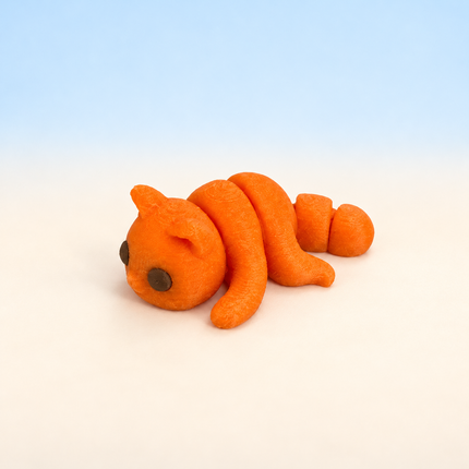 Micro Cat miniature in Orange, individual variant photo.