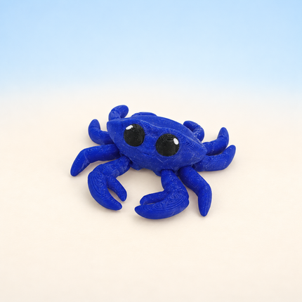 Micro Crab miniature in Blue, individual variant photo.