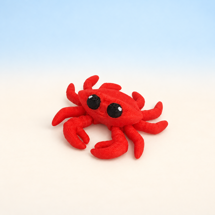 Micro Crab miniature in Red, individual variant photo.
