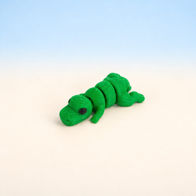 Micro Dinosaurs miniature in Green, individual variant photo.