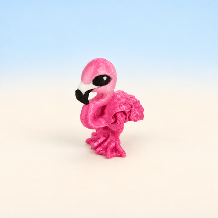 Micro Flamingo miniature in Pink, individual variant photo.
