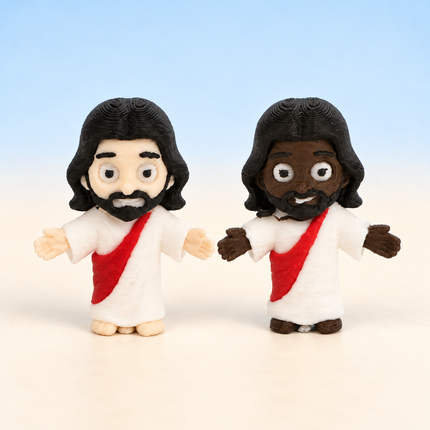 Micro Jesus miniatures displayed together; group photo showing the available options.