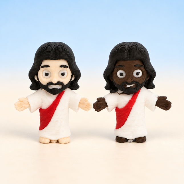Micro Jesus miniatures displayed together; group photo showing the available options.