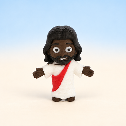 Micro Jesus miniature in Dark Skin, individual variant photo.