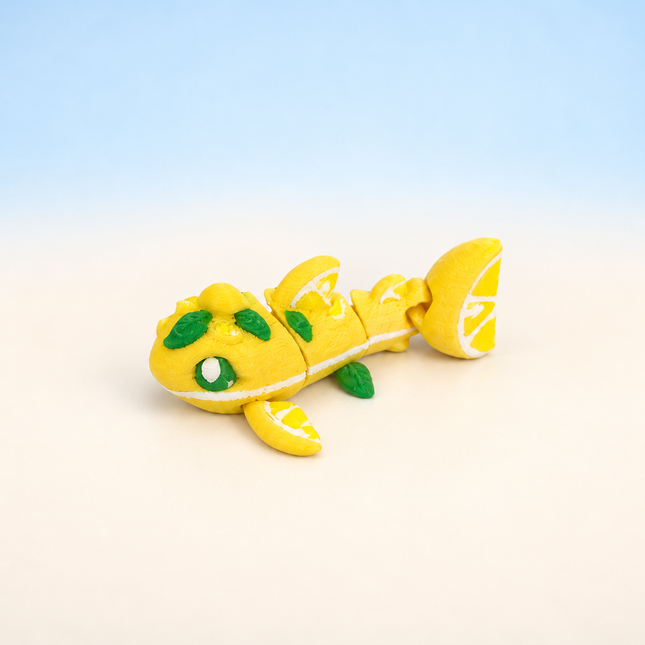 Micro Citrus Shark miniature in Lemon, individual variant photo.