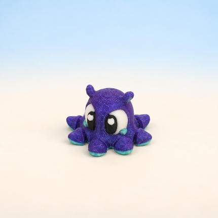 Micro Octopus miniature in Purple, individual variant photo.