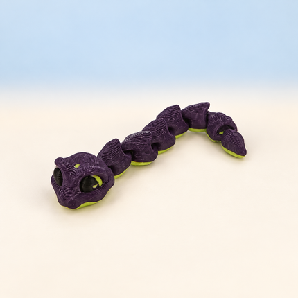 Micro Snake miniature in Purple, individual variant photo.